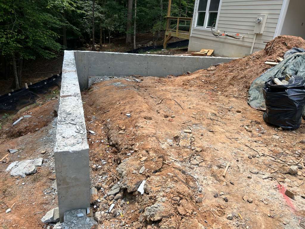 Retaining wall project