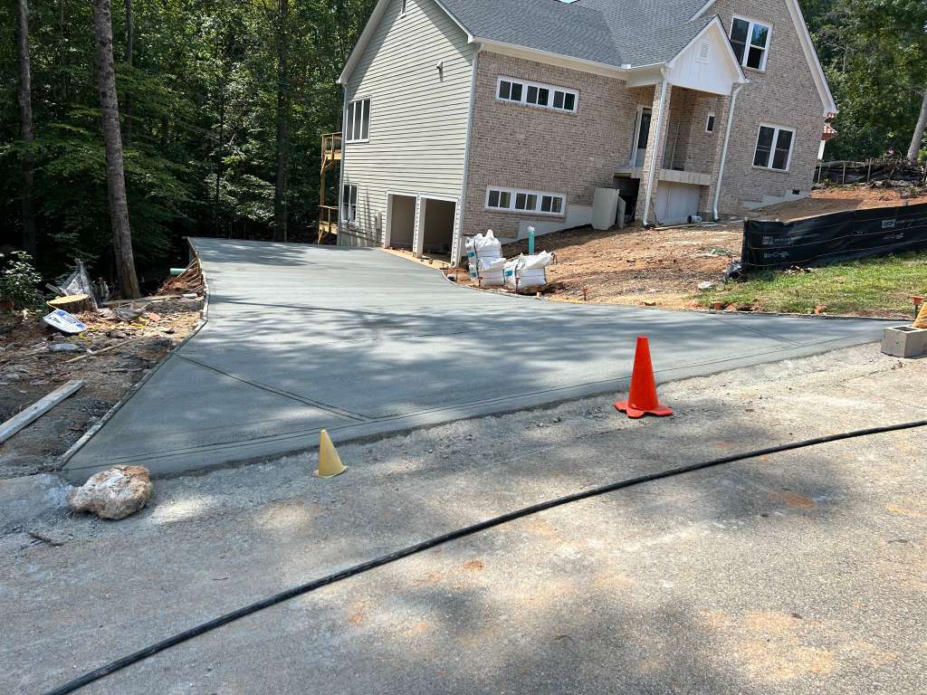 Foundation and concrete finish