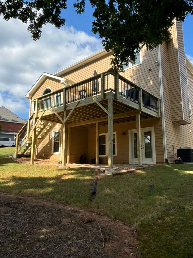 Outdoor wooden structure